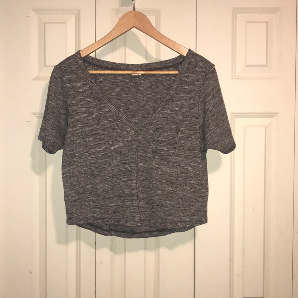 LA hearts cropped tee